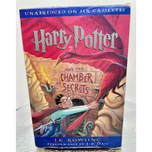 Harry Potter and the Chamber Of Secrets AudioBook 6 cassettes boxed JK Rowling